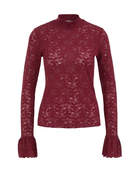 WE Fashion Bluză roşu închis