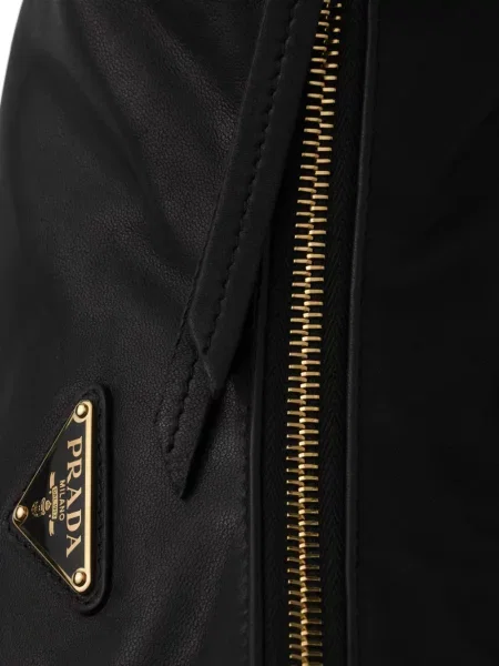 Geanta de piele Prada din piele negru