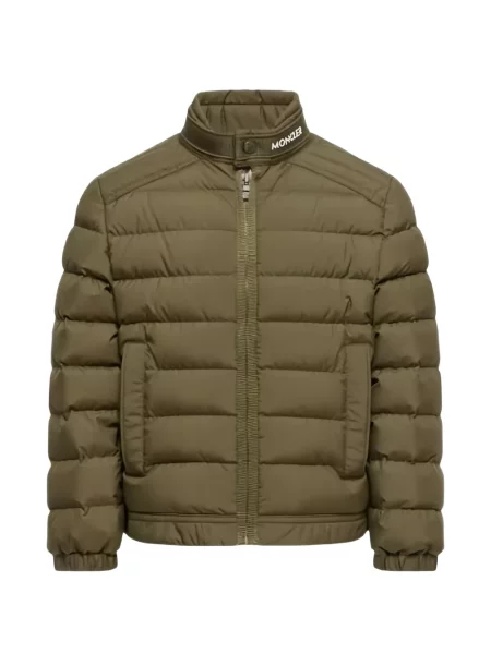 Kurtka puchowa dziecięca Moncler Enfant zielona