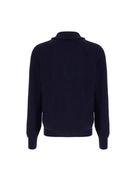 Sweter Brunello Cucinelli niebieski