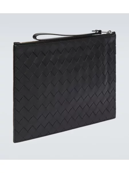 Geantă Bottega Veneta din piele mari negru