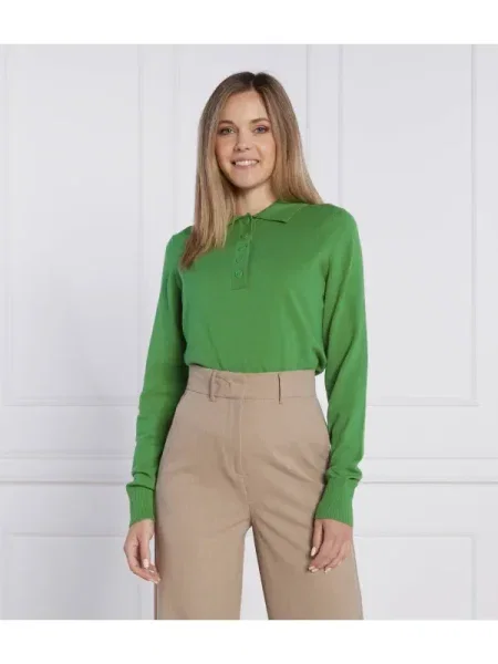 Samsøe Samsøe de lână polo verde