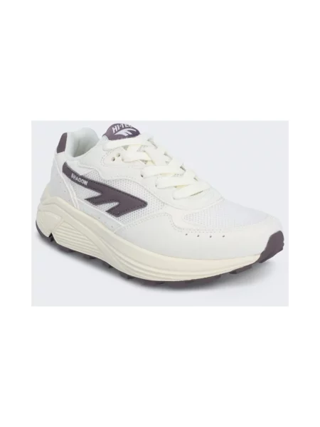 Sneakersy Hi-tec zamszowe białe