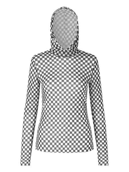 Bluza z kapturem Baum Und Pferdgarten w kratkę czarna