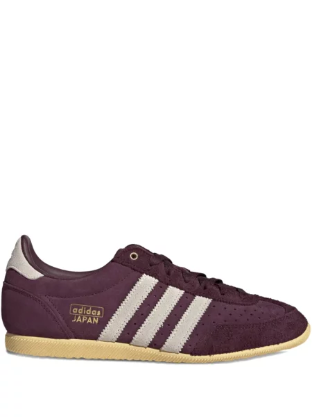 Sneakerși Adidas cu șireturi cu dungi din dantelă violet