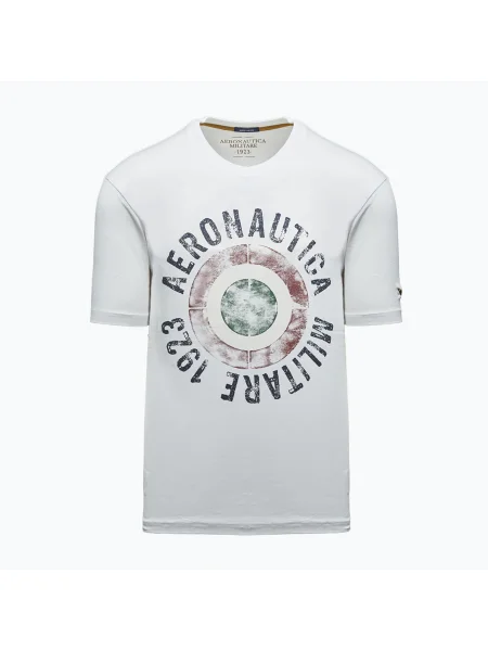 Férfi póló Aeronautica Militare off white fehér