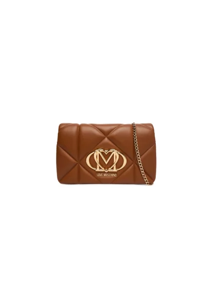 Torebka crossbody Love Moschino brązowa