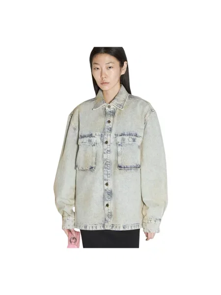 Koszula Guess niebieska