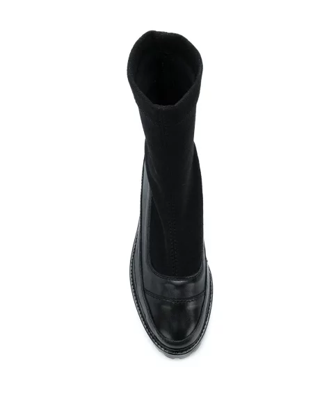 Botine Nicole Saldaña cu platformă negru