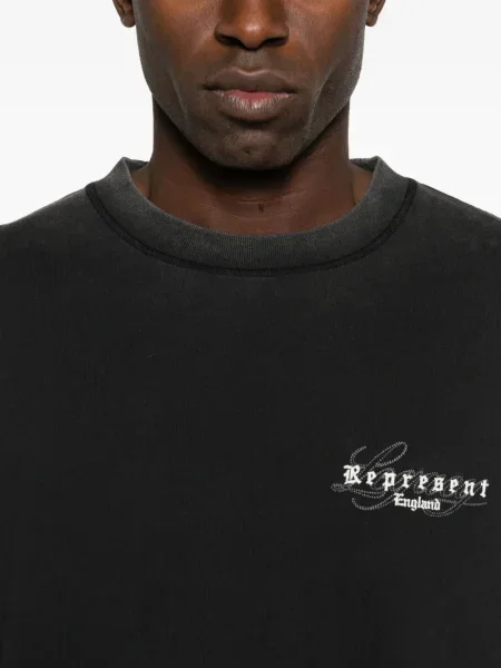 Tricou Represent cu broderie negru
