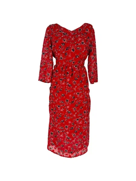 Rochie Ba&sh cu model floral cu imagine roșu