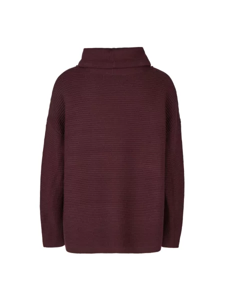 Dzianinowy sweter Doris Streich czerwony