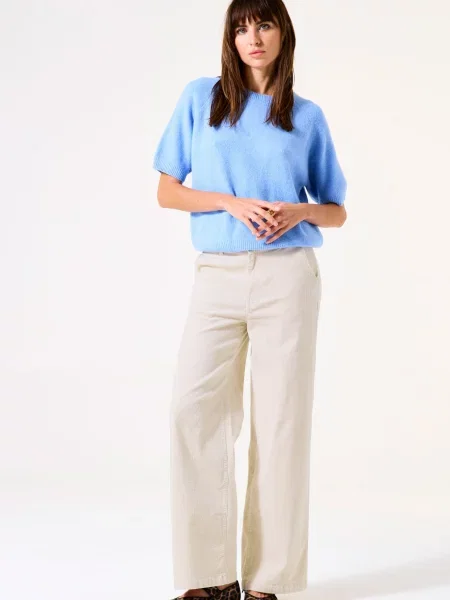 GARCIA Pantaloni alb