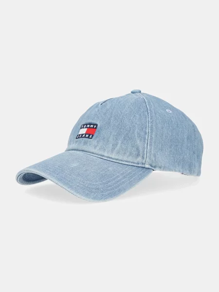 Шапка с козирка Tommy Jeans синьо