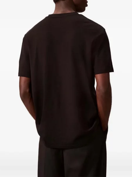 Tricou Calvin Klein cu decolteu rotund negru
