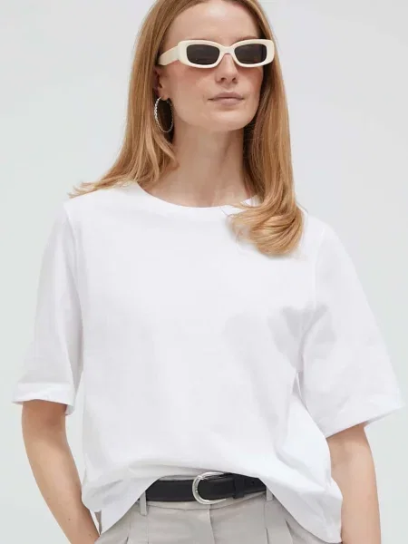 United Colors Of Benetton Tricou Boxy Fit alb