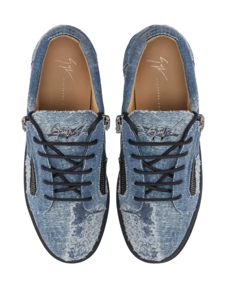 Sneakerși Giuseppe Zanotti Frankie albastru