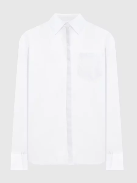 Сорочка з вишивкою логотипа Juun.j біла