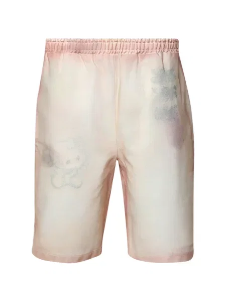 Pantaloni scurți La Maskarade din canvas roz