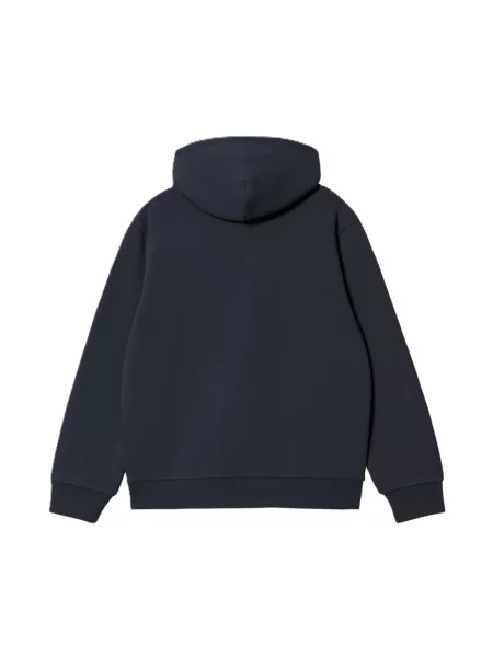Bluza z kapturem Carhartt Wip z kapturem niebieska