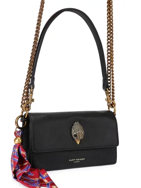 Kurt Geiger London geantă pentru femei din piele SLOANE negru