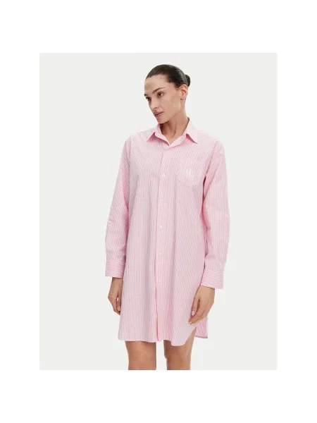 Nočna srajca LAUREN RALPH LAUREN roza
