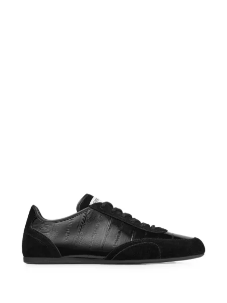 Sneakerși Jimmy Choo din piele negru