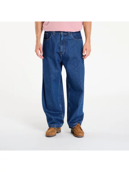 Spodnie Carhartt WIP Brandon Pant Blue Stone Washed XS niebieskie