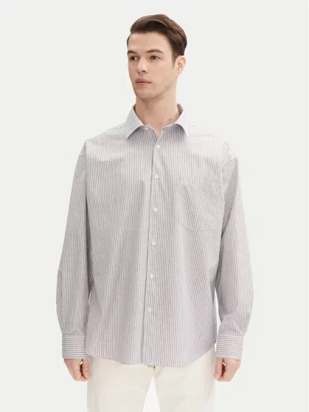 Jack&Jones Košile Atlas Wide Fit šedá