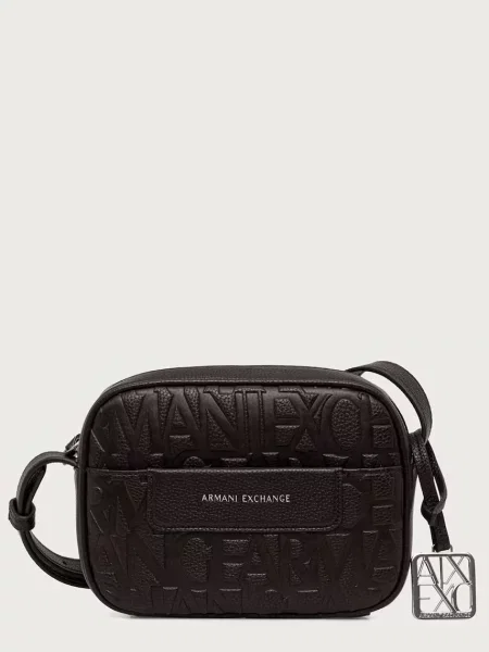 Armani Exchange geantă crossbody pentru femei maro