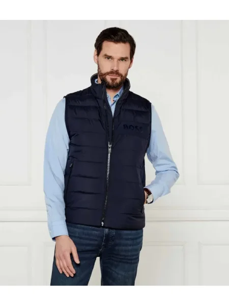 BOSS BLACK Vestă H-Cenito | Regular Fit negru