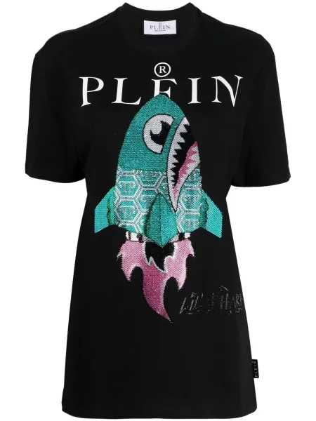 Tricou Philipp Plein scurt negru