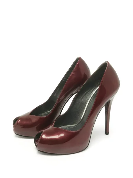 Bőr körömcipő Stuart Weitzman piros