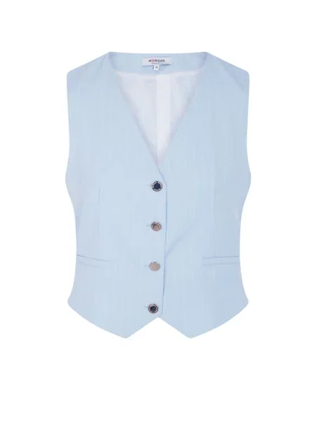 Salopetă Morgan De Toi fără mâneci albastru