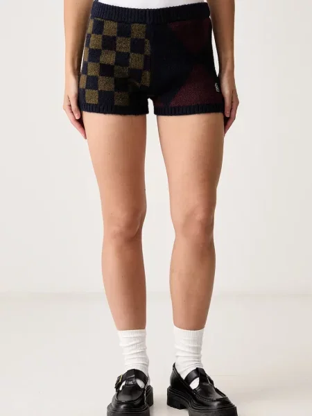 Vans pantaloni scurți pentru femei cu lână x PRINGLE