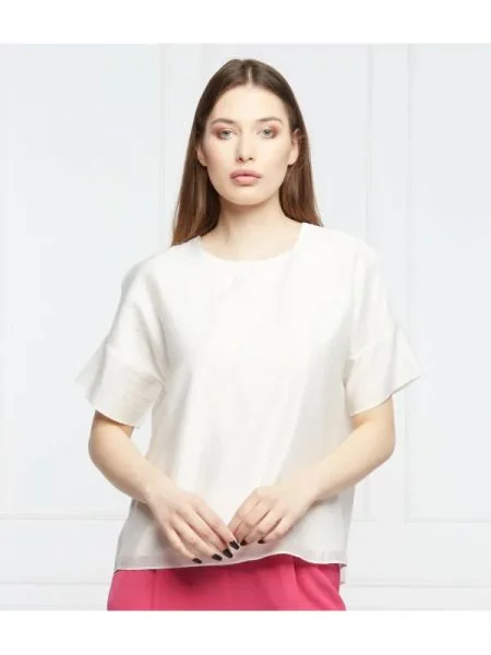 Silvian Heach Blúz KOMALA | Relaxed fit fehér