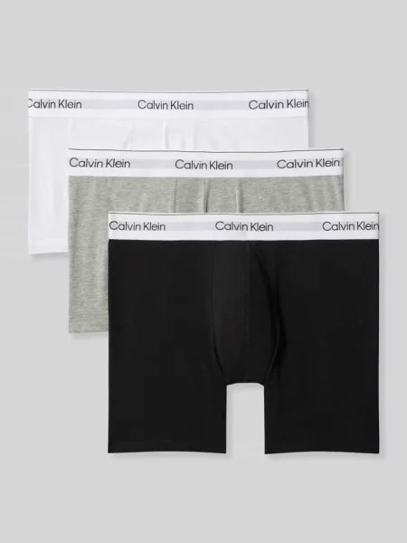 Majtki i obcisłe bokserki z elastycznym pasem z logo w zestaw 3 szt. Calvin Klein Underwear czarne