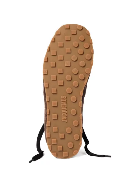 Pantofi tenis Jacquemus din piele de căprioară tenis maro