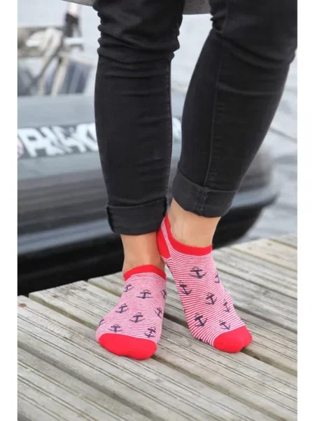 Sokisahtel Zokni MERMAID socks' piros