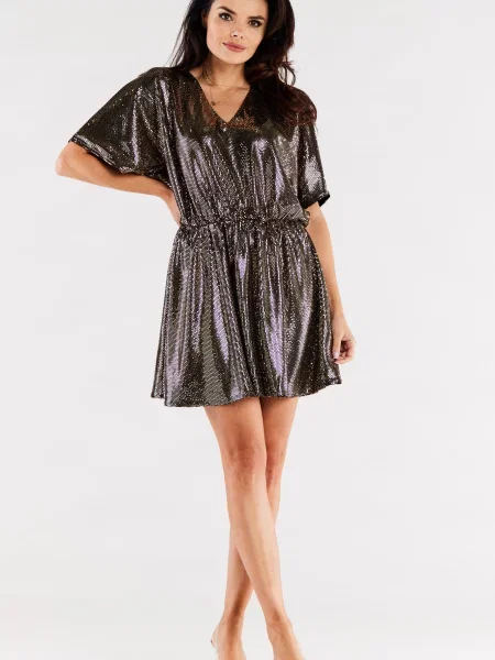 Rochie Awama cu buline negru