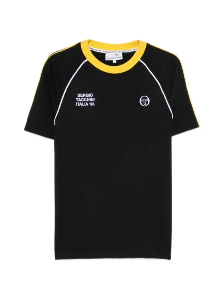 Tricou Sergio Tacchini cu broderie negru