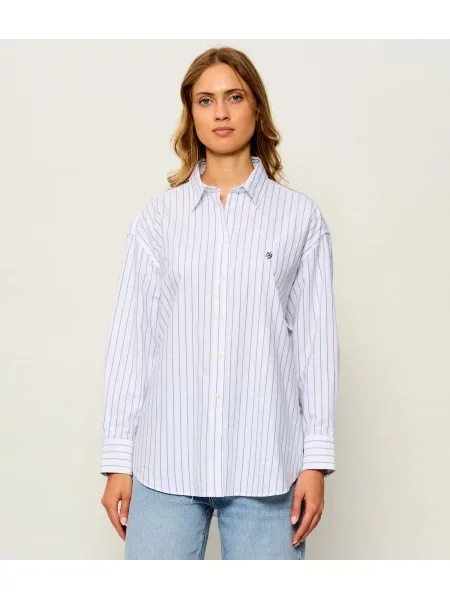 Guess Jeans Cămașă | Oversize fit alb