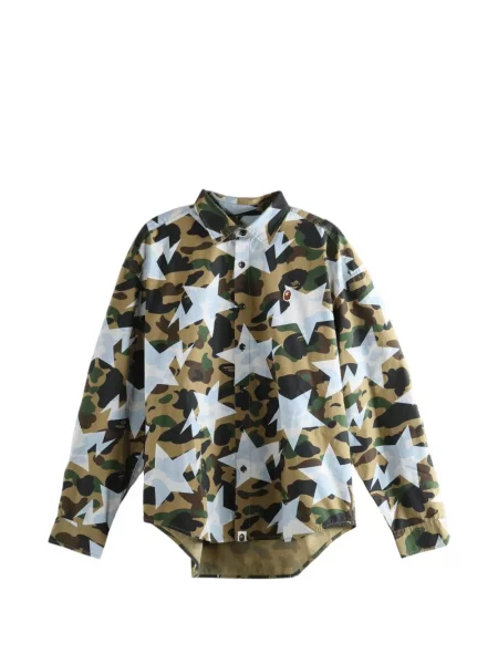Cămașă A Bathing Ape® cu imagine cu model camuflaj
