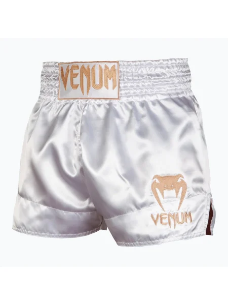 Férfi sportnadrág Venum Classic Muay Thai white/gold. Méret: XXL fehér