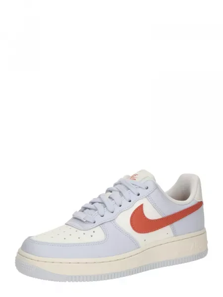 Nike Sportswear Rövid szárú sportcipők AIR FORCE 1 pasztellkék / narancs / fehér kék
