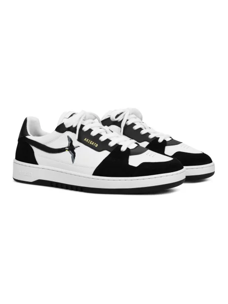 Axel Arigato Obuwie Mężczyzna 40 EU Skóra Dice Lo Bee Bird Sneakers biały