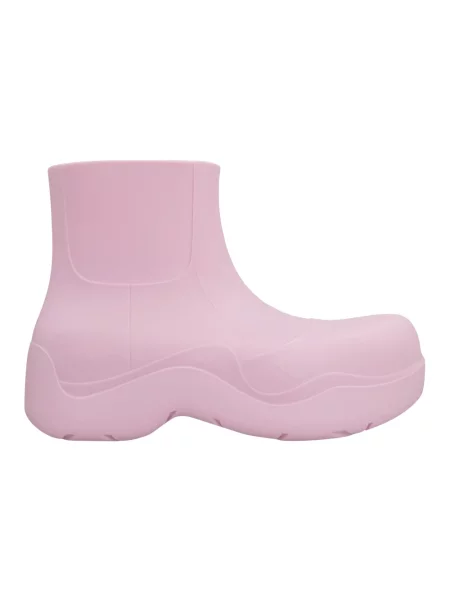 Buty do kostki Bottega Veneta różowe