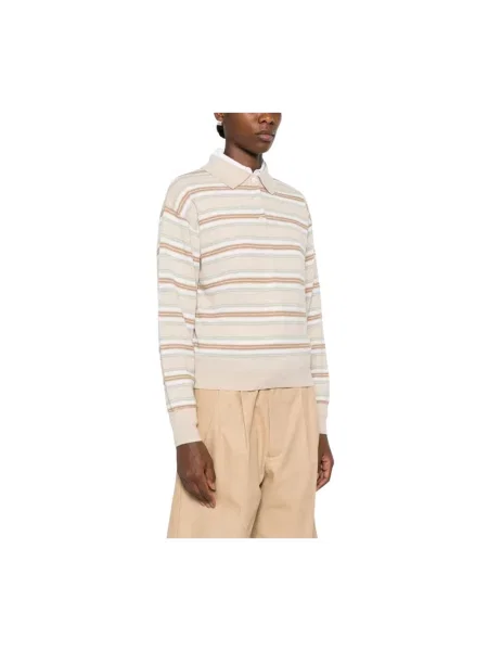 Sweter Guest In Residence z kaszmiru w paski z paskiem