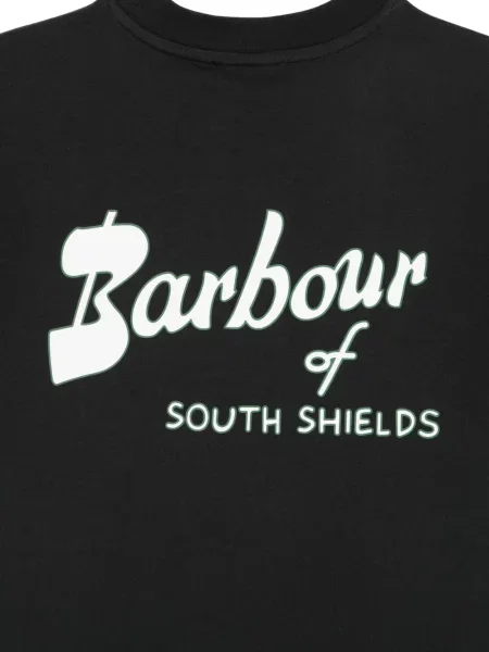 Tricou Barbour cu autograf negru