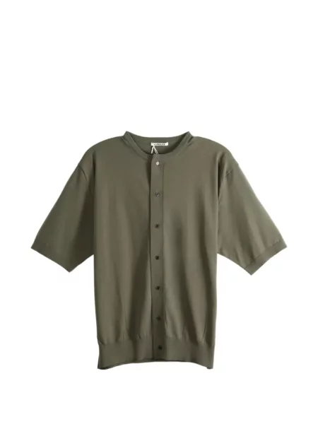 Scurt cardigan Auralee verde